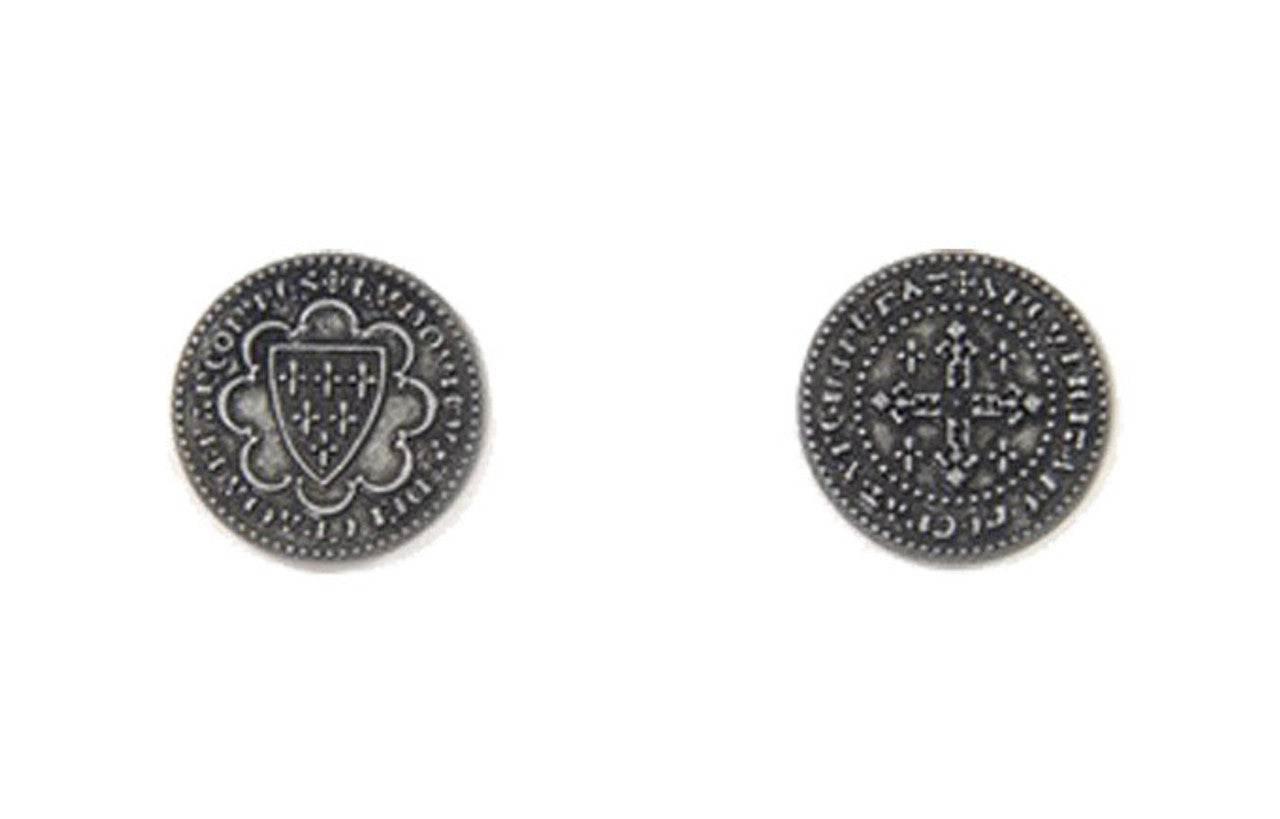 Middle Ages Themed Gaming Coins - Small 20mm (15-Pack) -