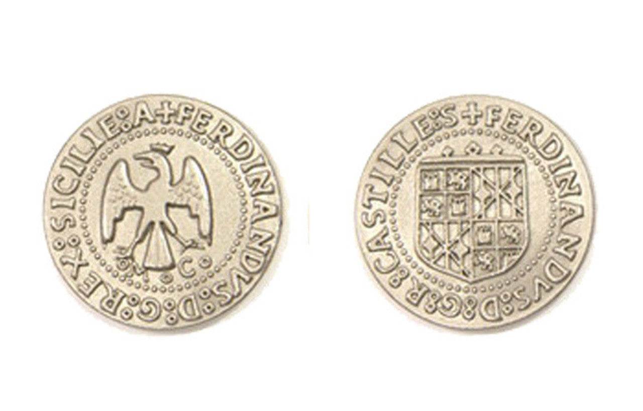 Renaissance Themed Gaming Coins - Large 30mm (9-Pack) -