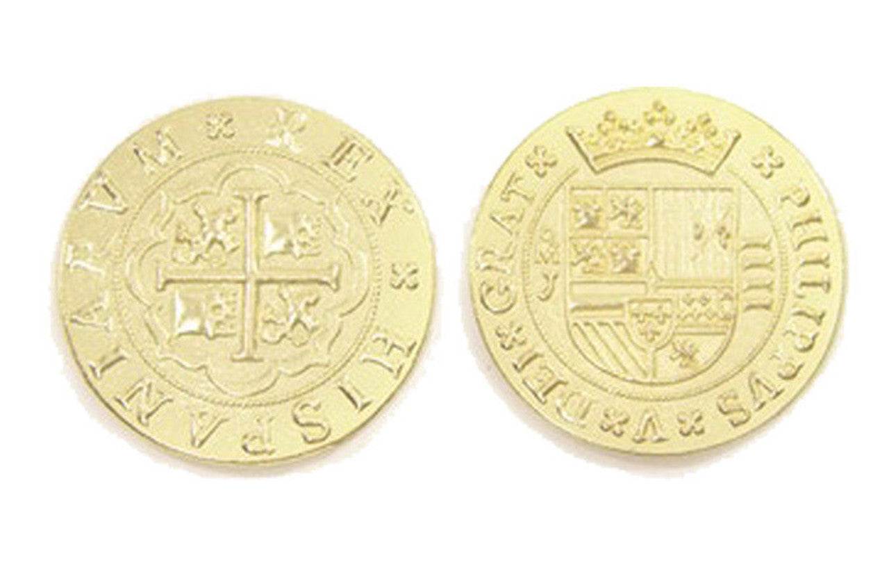 Pieces of Eight Themed Gaming Coins - Jumbo 35mm (6-Pack) -