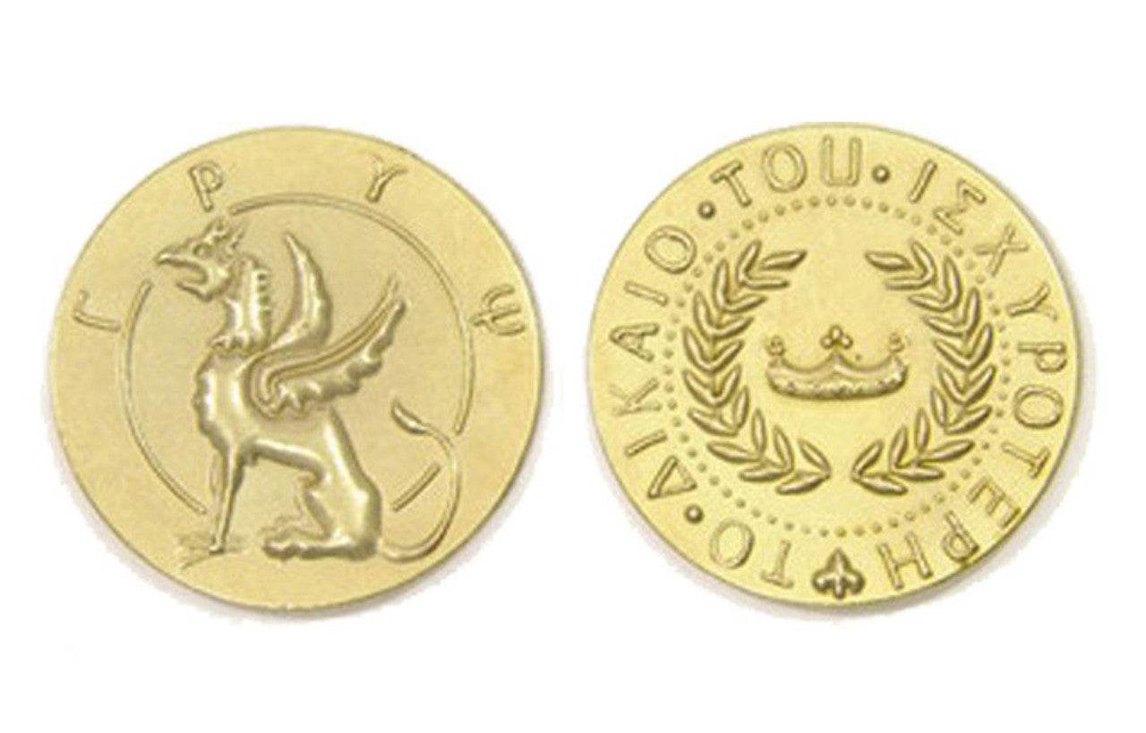 Mythological Creatures Themed Gaming Coins - Jumbo 35mm (6-Pack) -