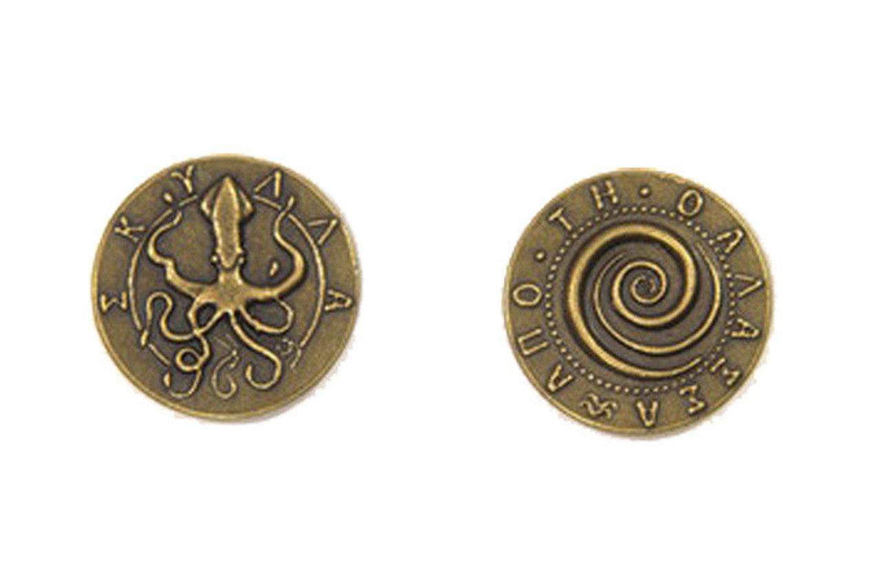 Mythological Monsters Themed Gaming Coins - Medium 25mm (12-Pack) -