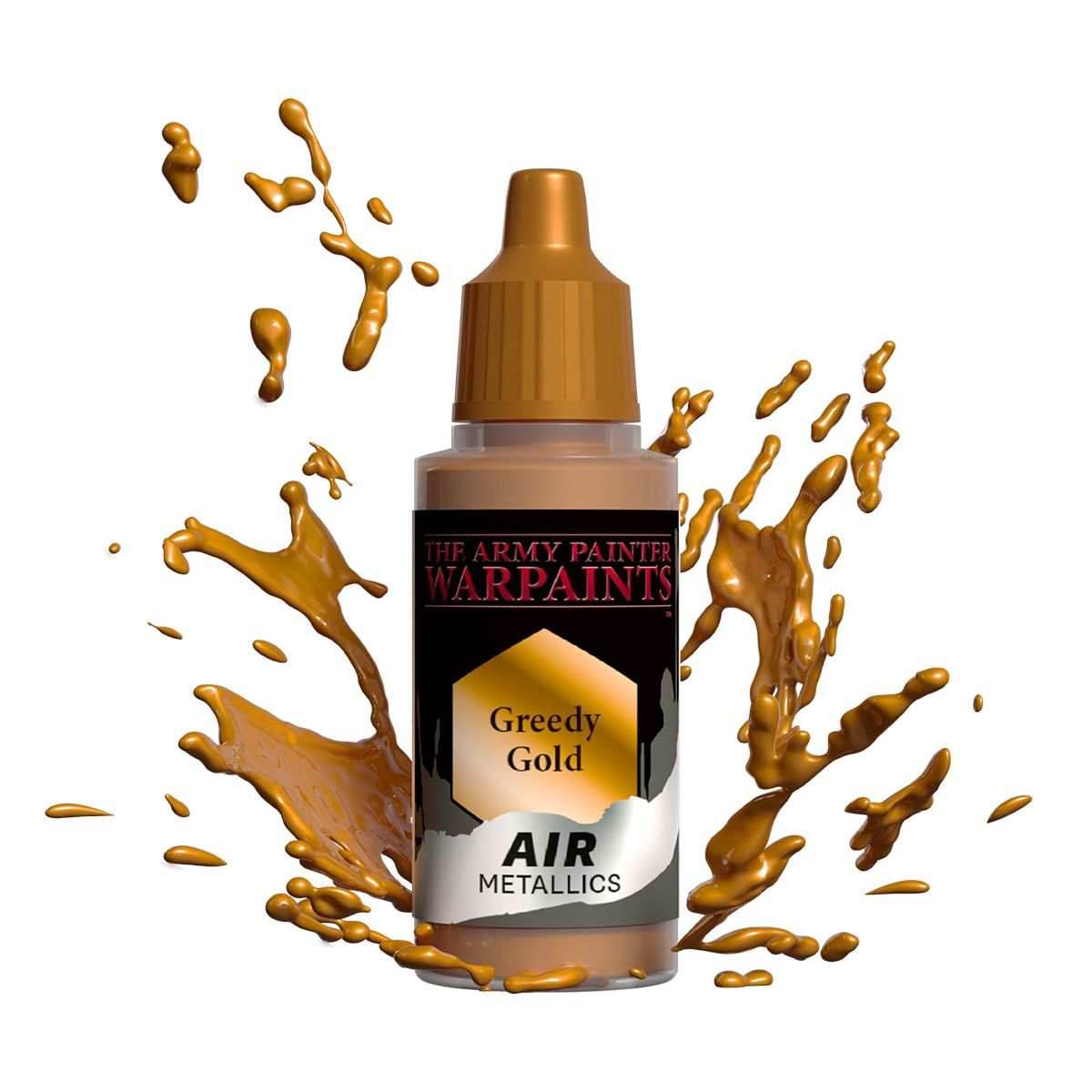 Army Painter Warpaints Air Metallics: Greedy Gold 18ml -