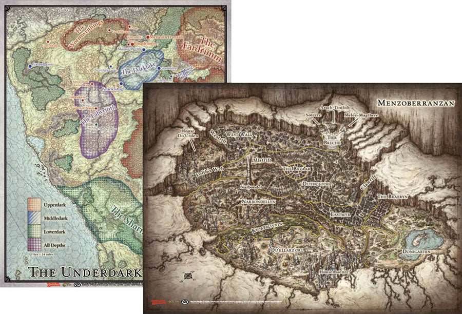 D&D: Out of the Abyss - Map Set -