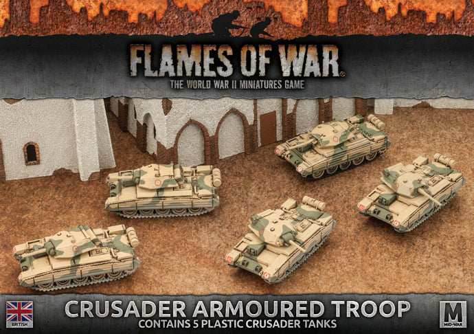 Flames of War: British Crusader Armoured Troop (Mid War) -