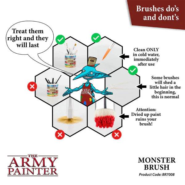Army Painter Tools: Wargamer Brush - Monster -