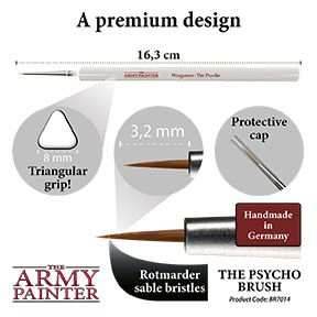 Army Painter Tools: Wargamer Brush - The Psycho -