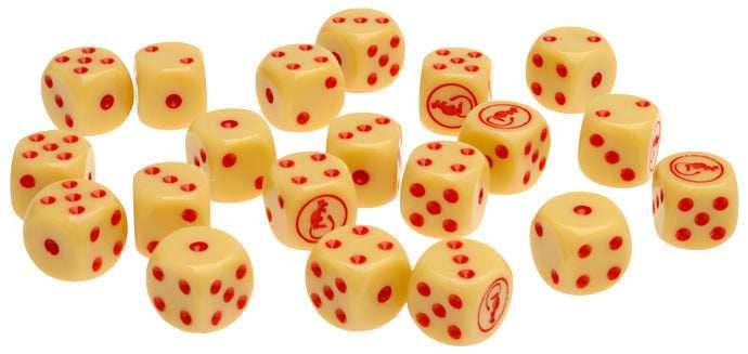 Flames of War: British Desert Rats Dice Set -