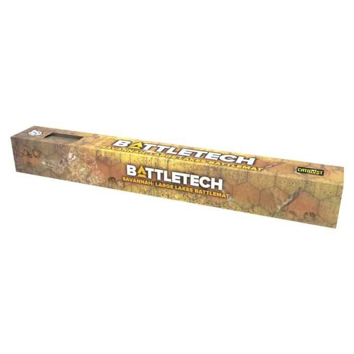 BattleTech: Battle Mat - Savannah Large Lakes -