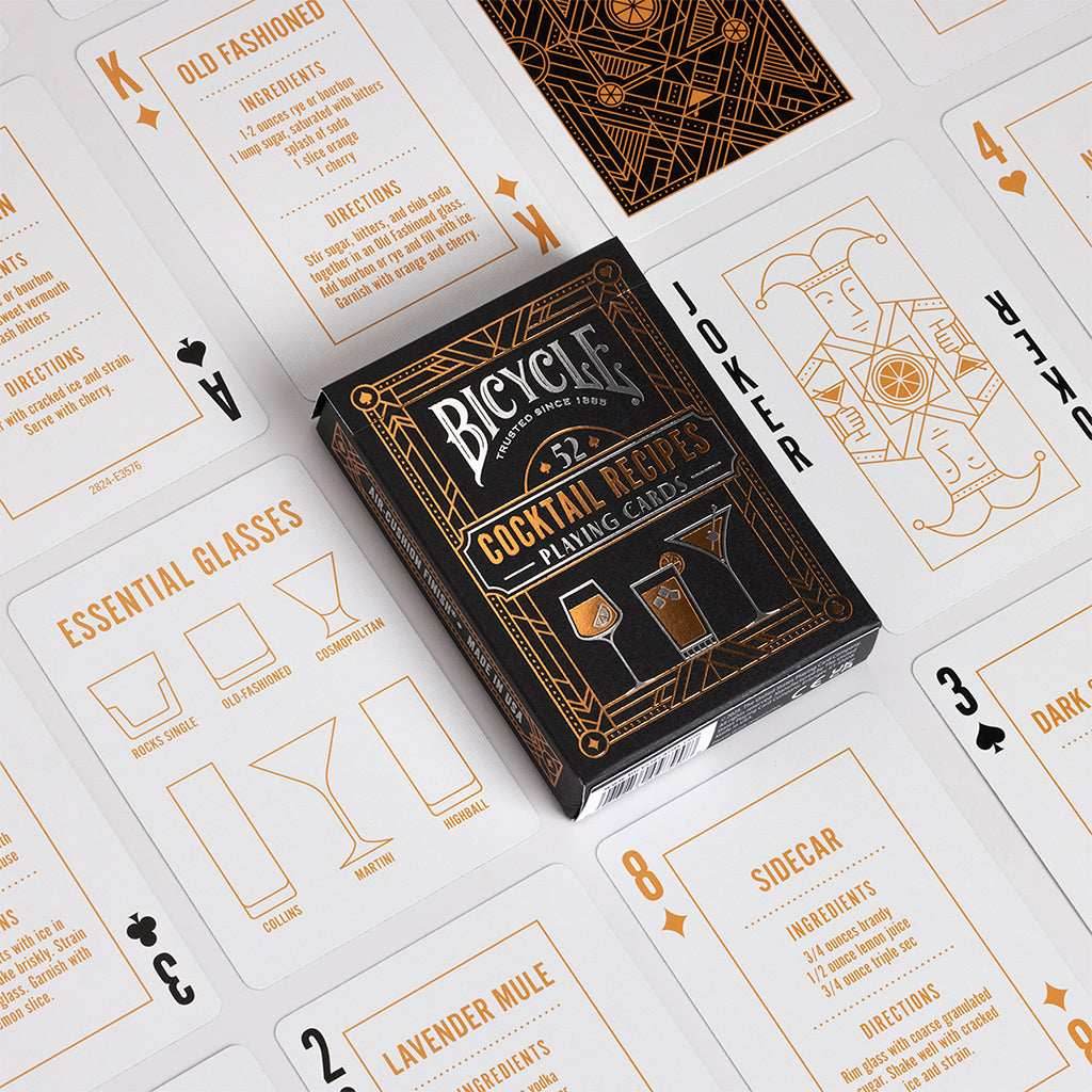 Bicycle Cocktail Recipes Playing Cards -