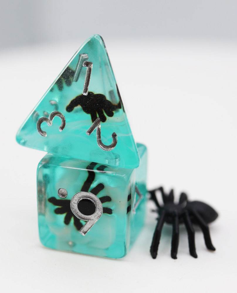 Blue Tarantula RPG Dice Set -