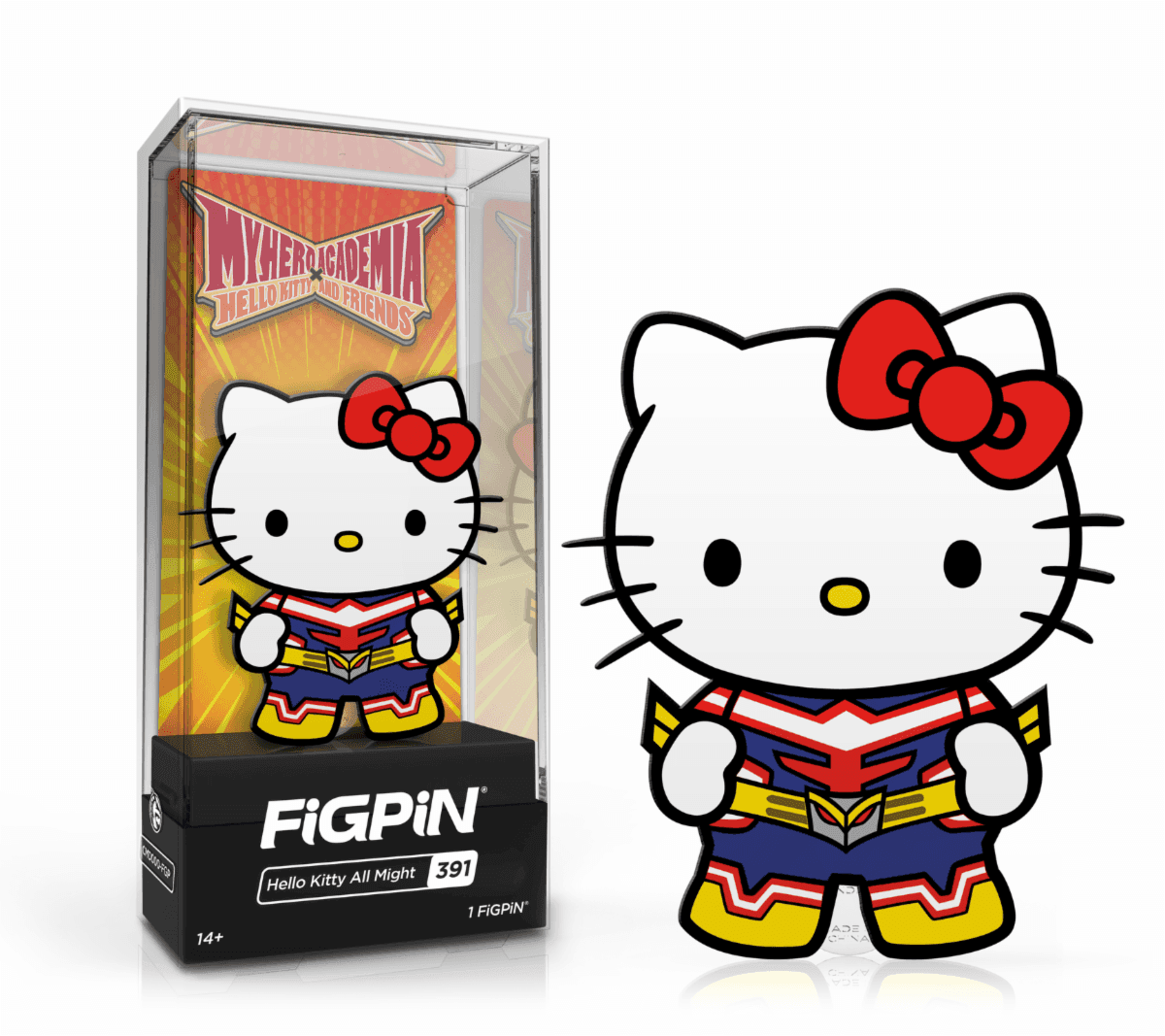 FiGPiN: My Hero Academia x Sanrio - Hello Kitty All Might #391 -