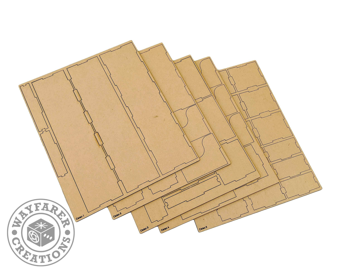 Catan Board Game Organizer Insert -