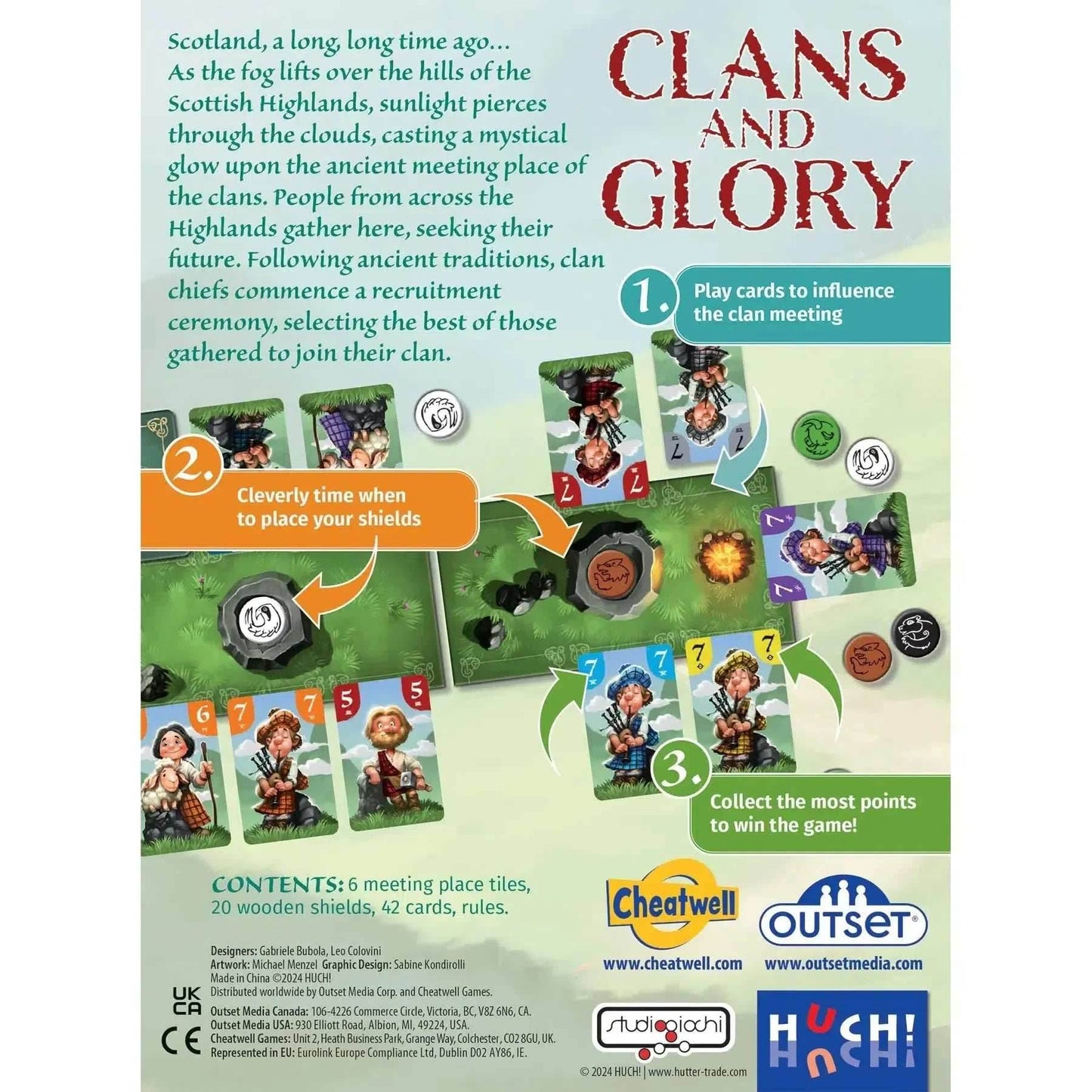 Clans & Glory Strategic Card Game Outset -