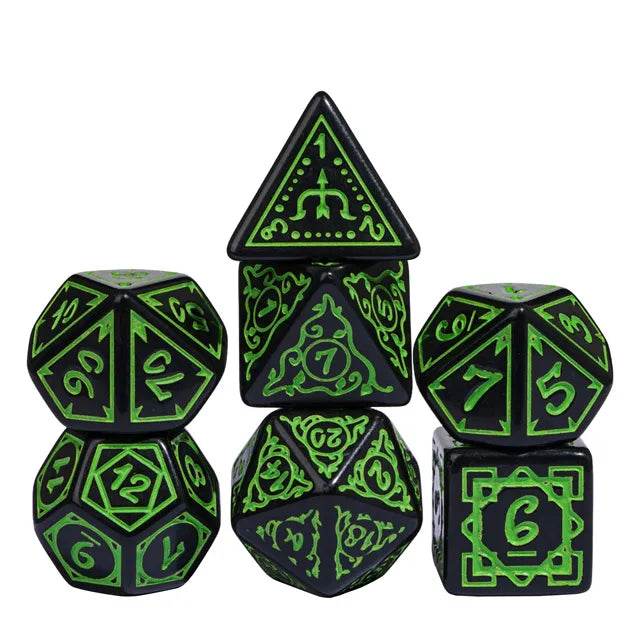 Cryptic Knots: Verdant RPG Dice Set -