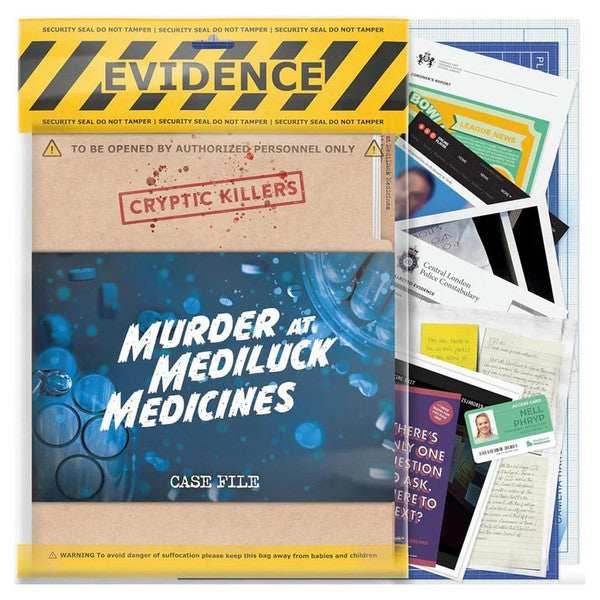 Cryptic Killers: Murder at MediLuck Medicines -