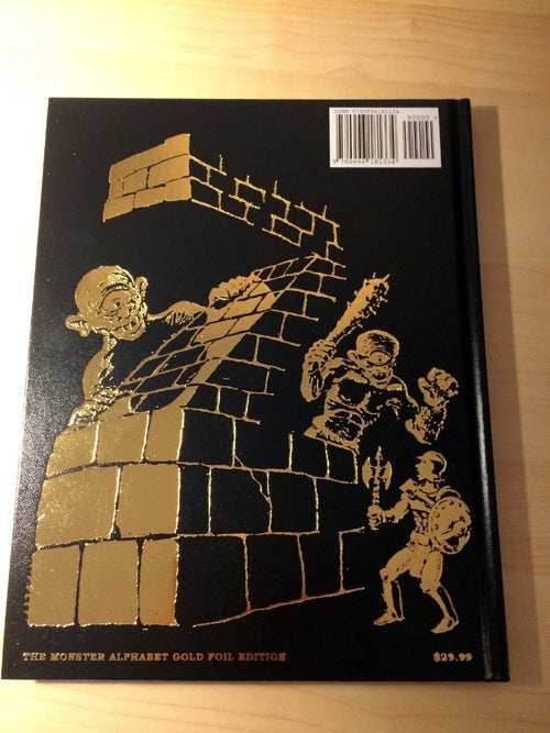 Monster Alphabet: Gold Foil Edition -