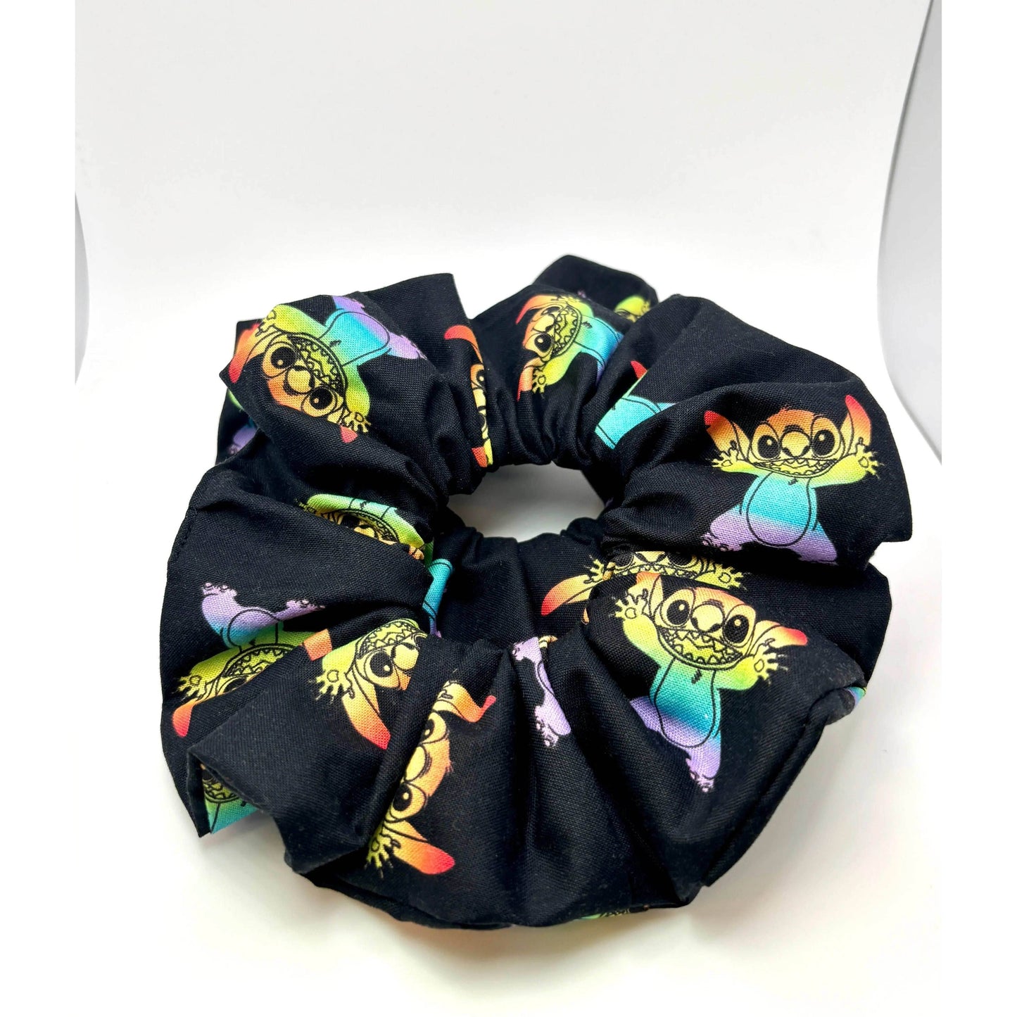 Rainbow Stitch Scrunchie -