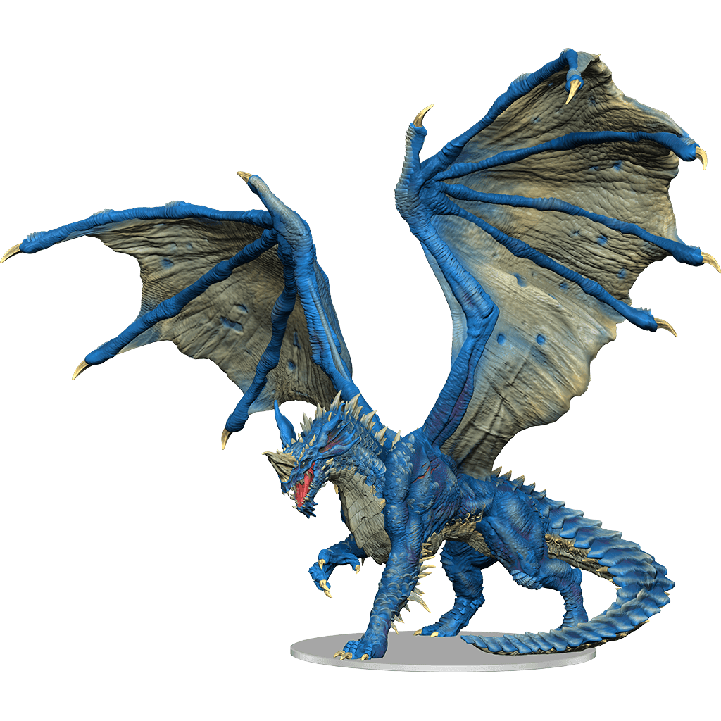 D&D: Icons of the Realms - Adult Blue Dragon Premium Figure -