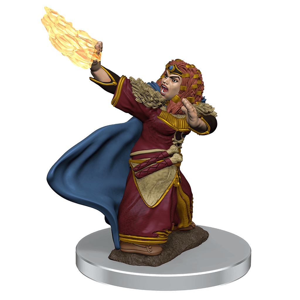 D&D: Icons of the Realms - Female Dwarf Wizard Premium Figure -