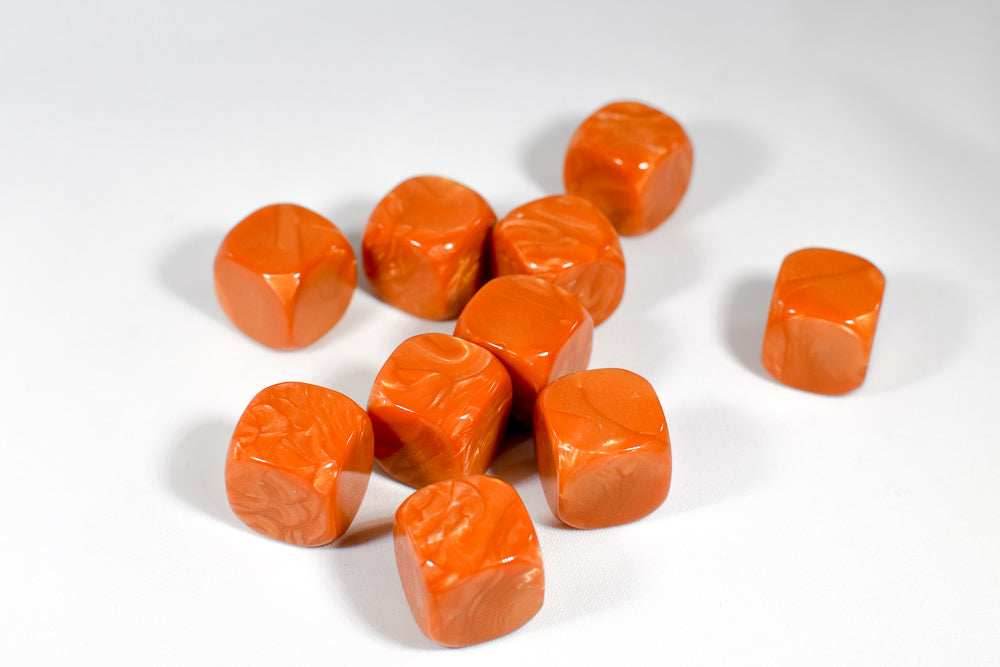 Pearl Orange Blank 16mm d6 -