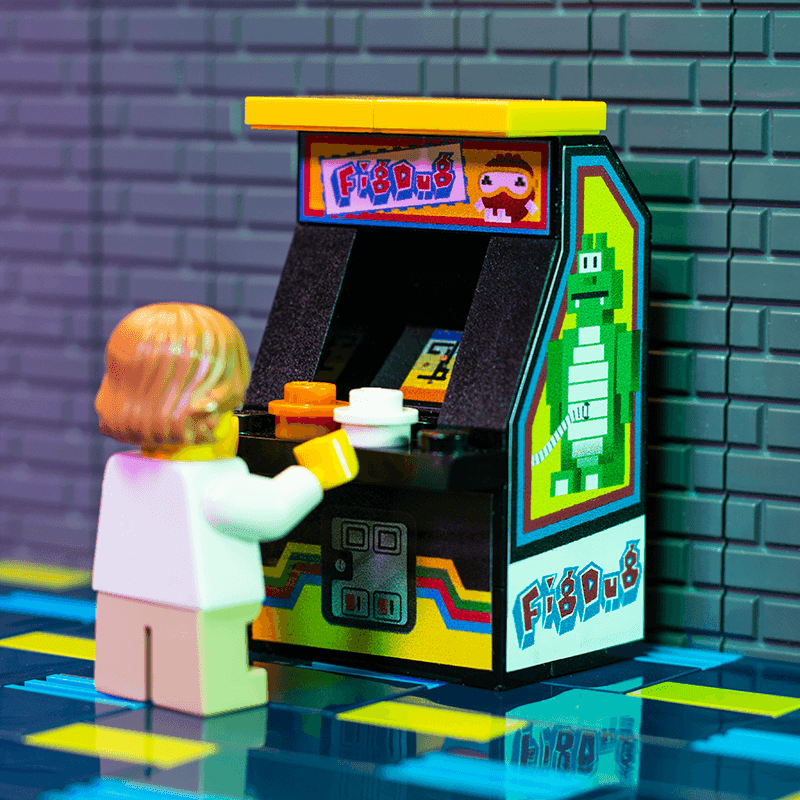 Fig Dug - B3 Customs Arcade Machine -