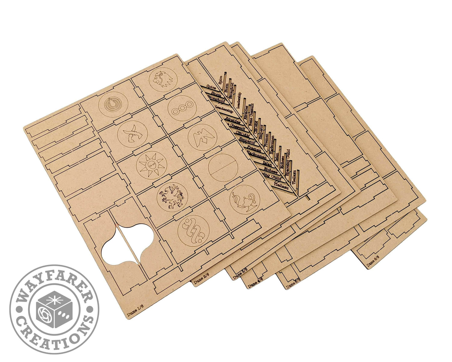 Dune Board Game Organizer Insert -