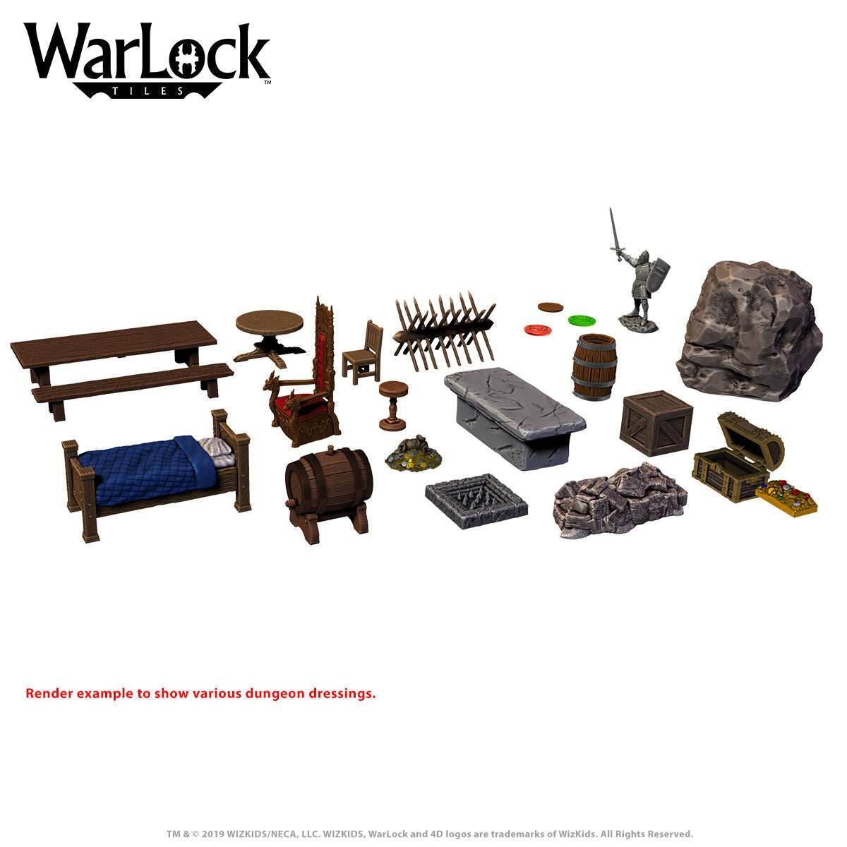 WarLock Tiles: Dungeon Dressings -