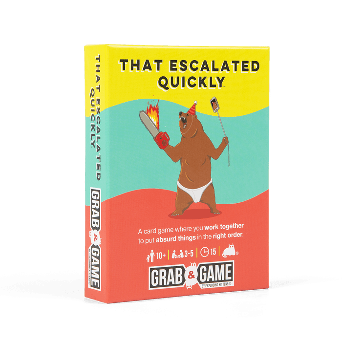 That Escalated Quickly: Grab & Game Edition -