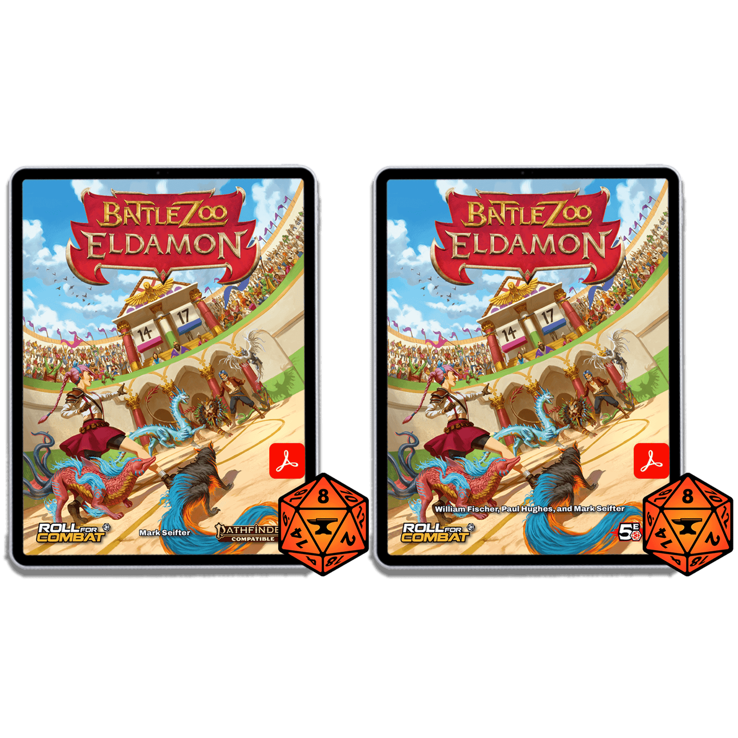 Battlezoo Eldamon PDF - D&D 5E and Pathfinder 2e / PDF & Foundry VTT Key