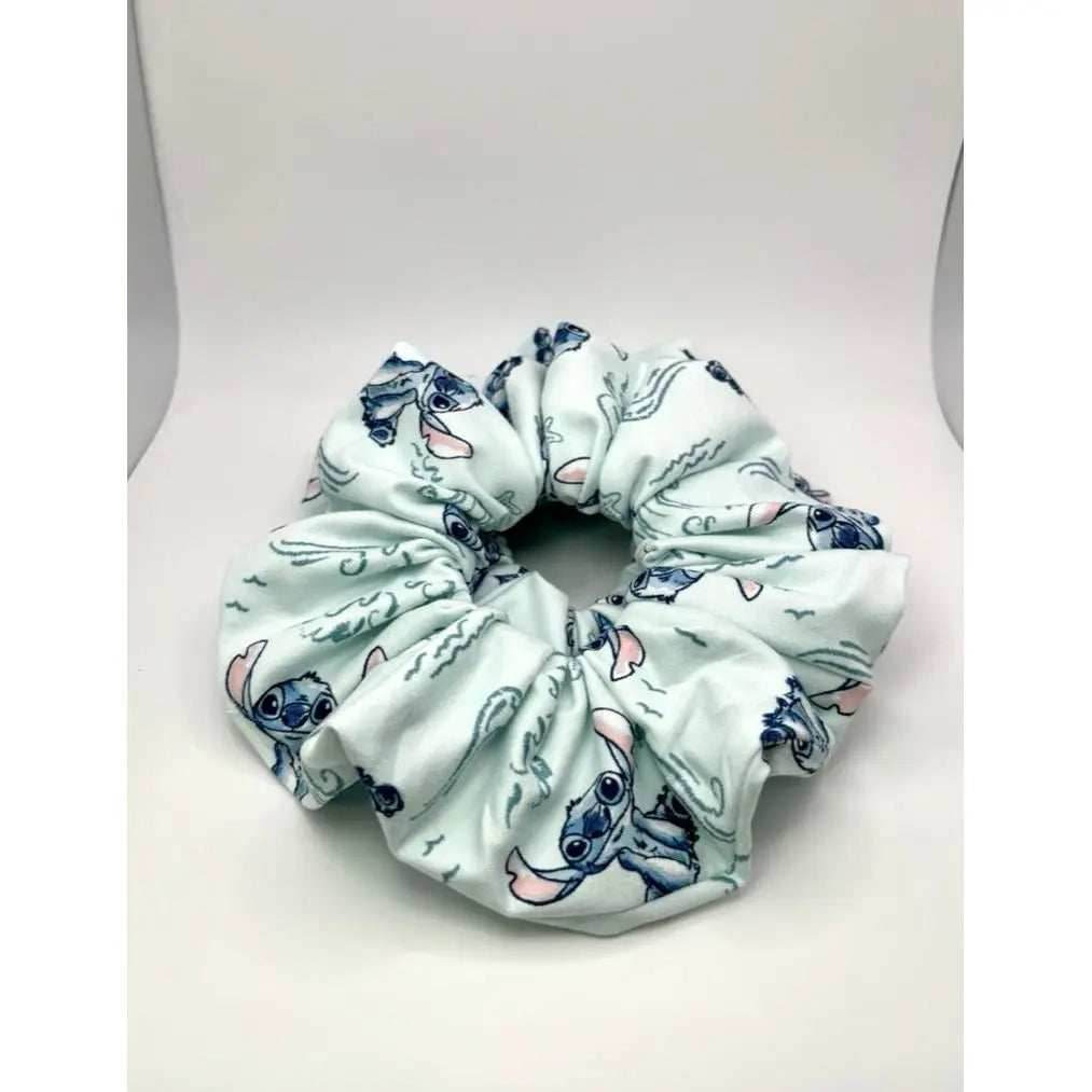 Blue Stitch Scrunchie -