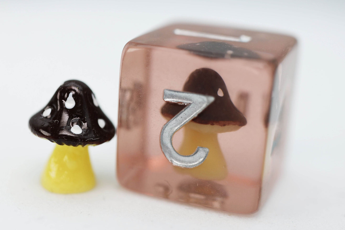 Coffee Mushroom RPG Dice Set -