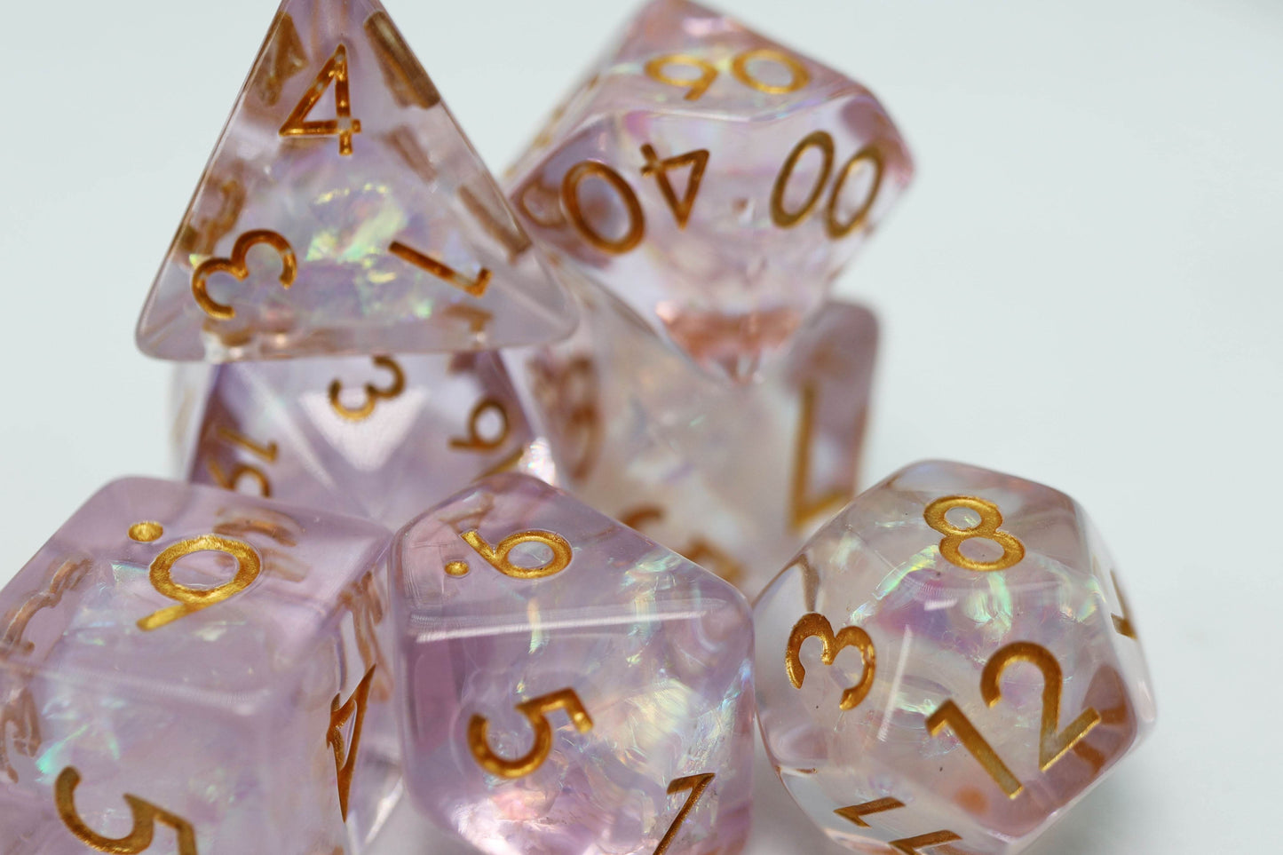 Sakura Petals RPG Dice Set -