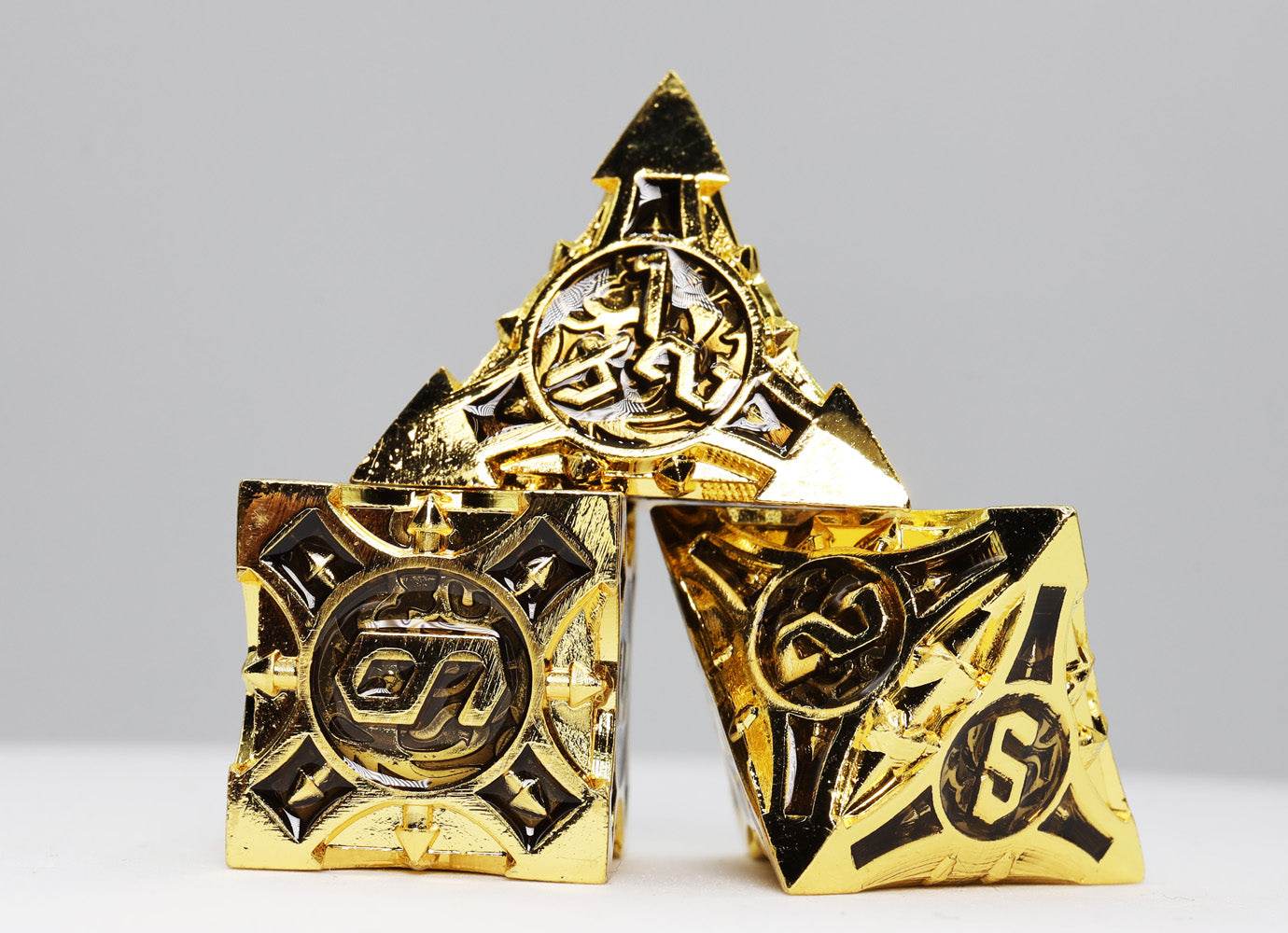 Quiver of Arrows: Imperial Gold Arrow - Metal RPG Dice Set -