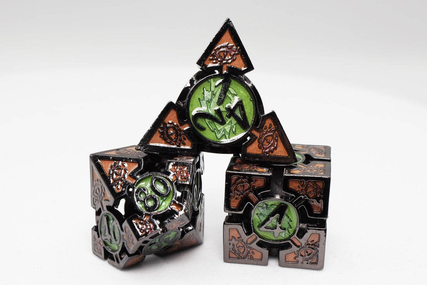 Oculus: Mesmerizing - Metal RPG Dice Set -