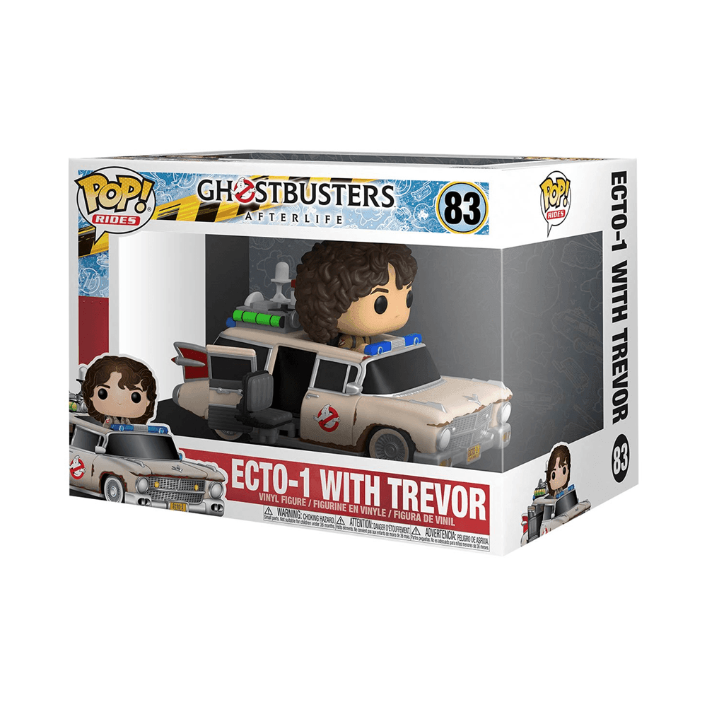 Funko POP! Ride: Ghostbusters 3: Afterlife - Ecto-1 with Trevor Vinyl Figure #83 -