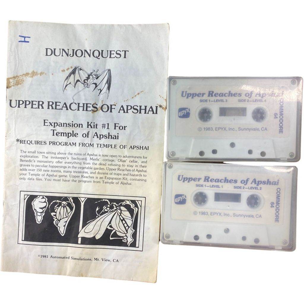 Upper Reaches of Apshai (Expansion Kit #1 - Commodore 64 -