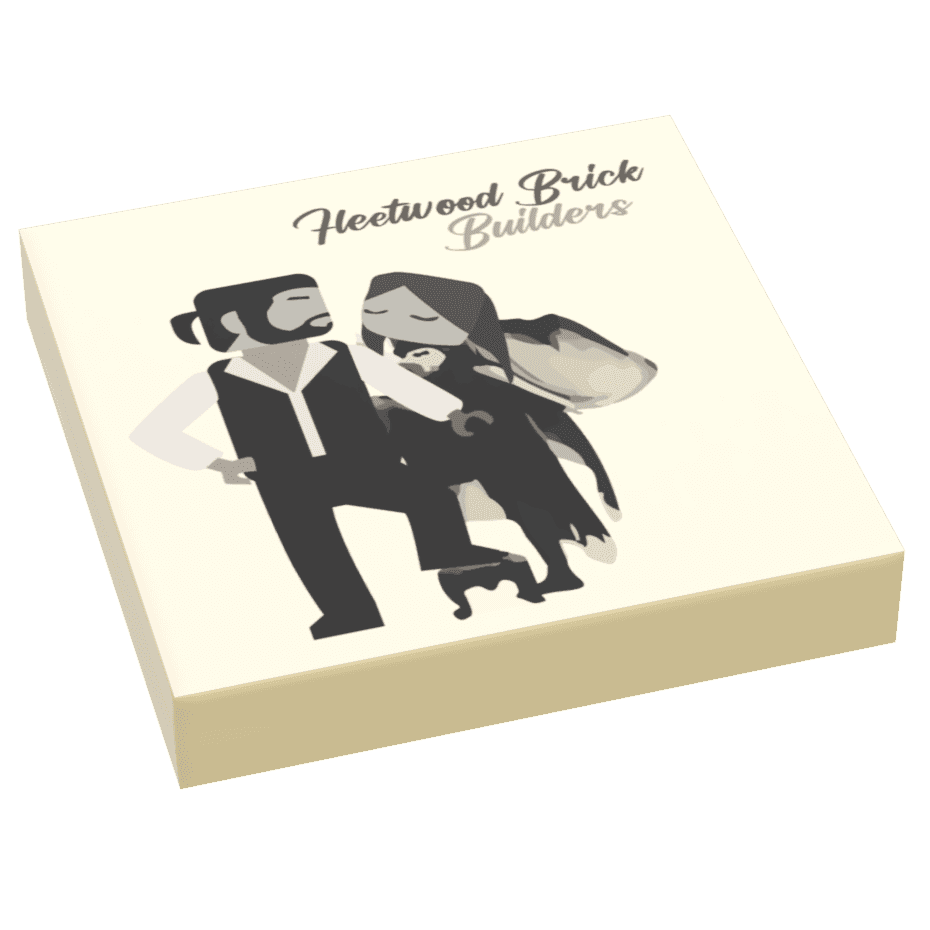 Fleetwood Brick, Builder - B3 Customs® Music Album Cover (2x2 Tile) -