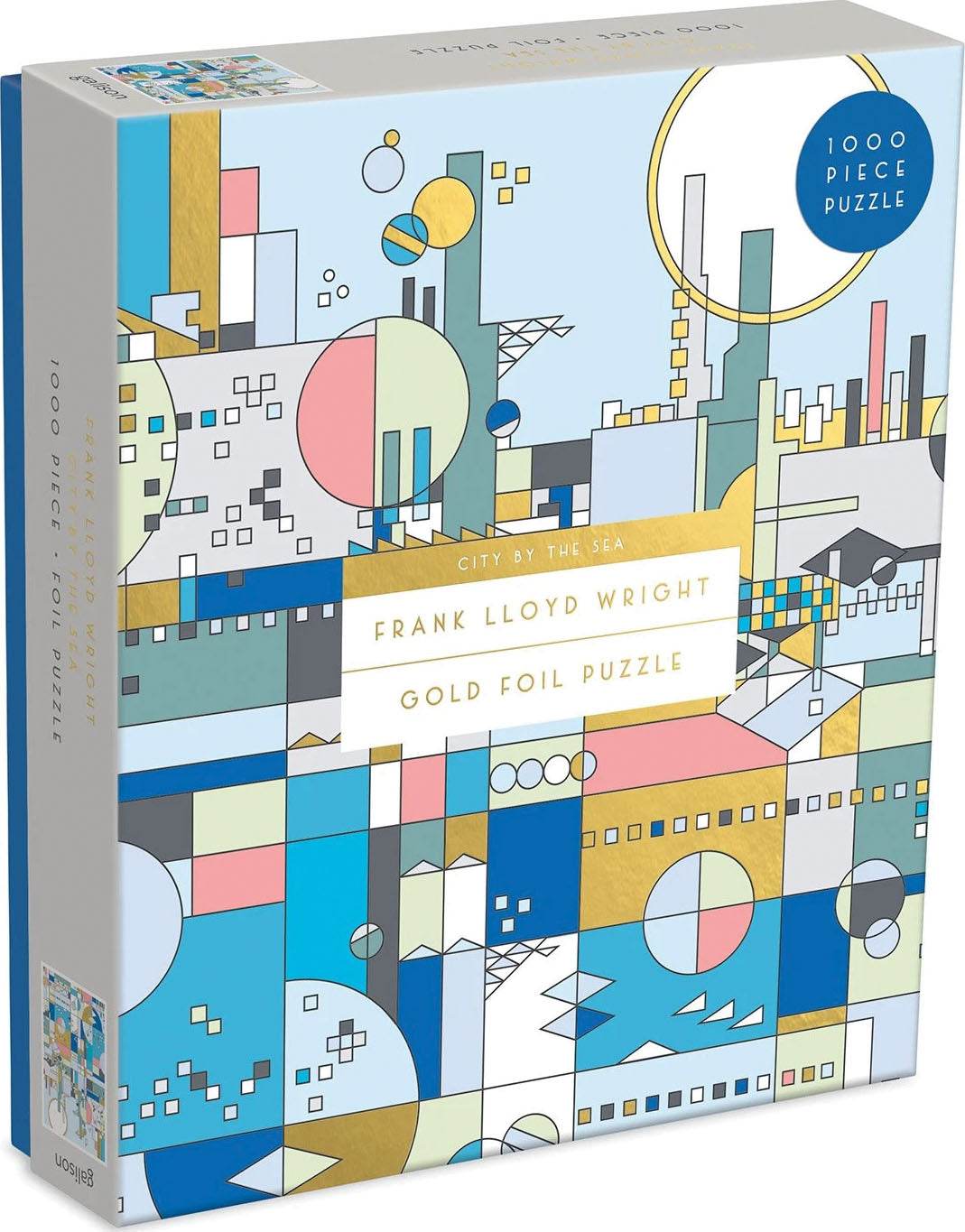 Puzzle: Frank Lloyd Wright City By The Sea - Foil Puzzle -