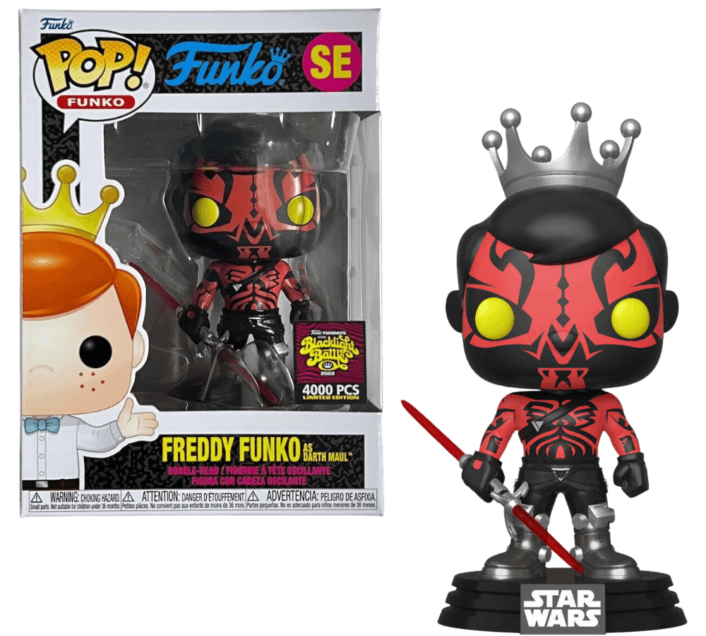 Freddy Funko as Darth Maul -
