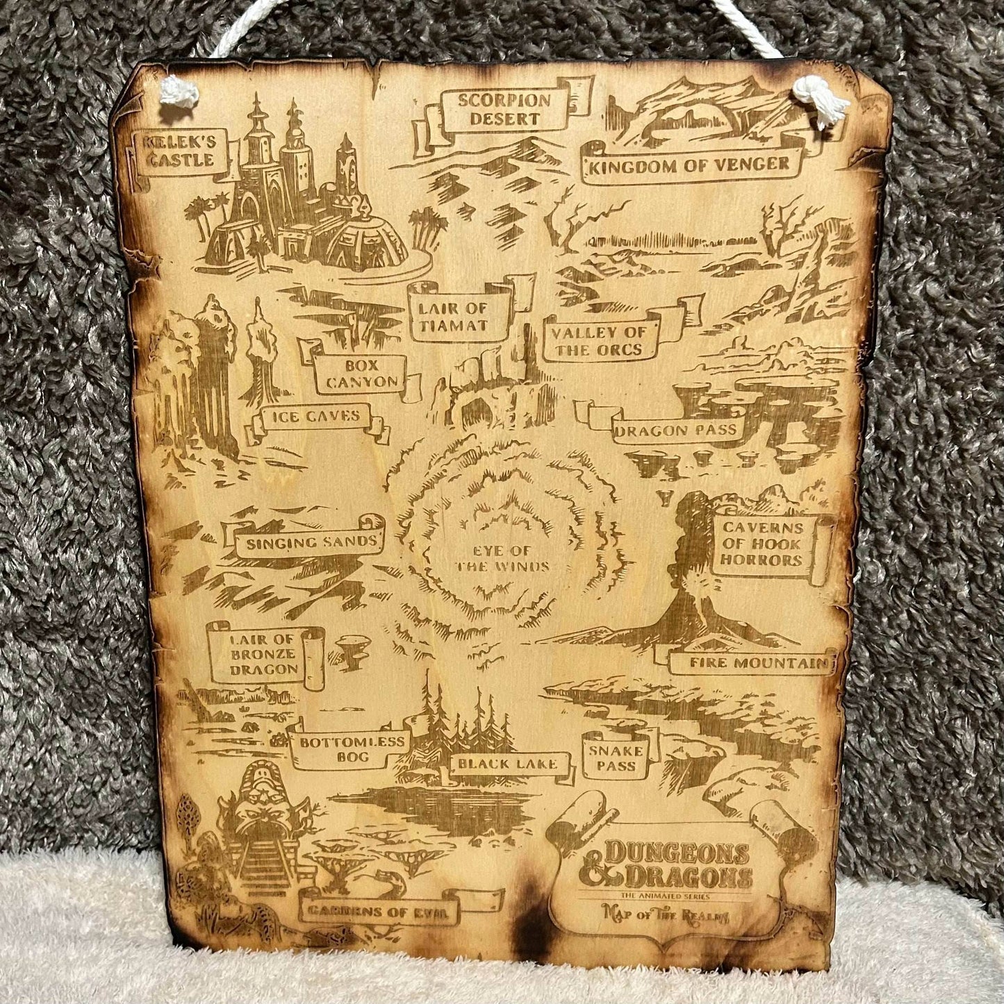 D & D Animated Series Map -