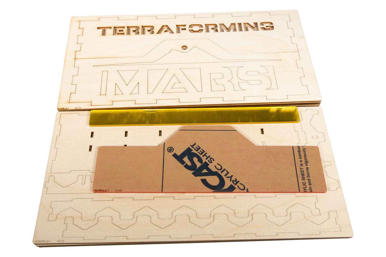 Terraforming Mars Compatible Crate Upgrade (Crate Shell + Tile Trays) -