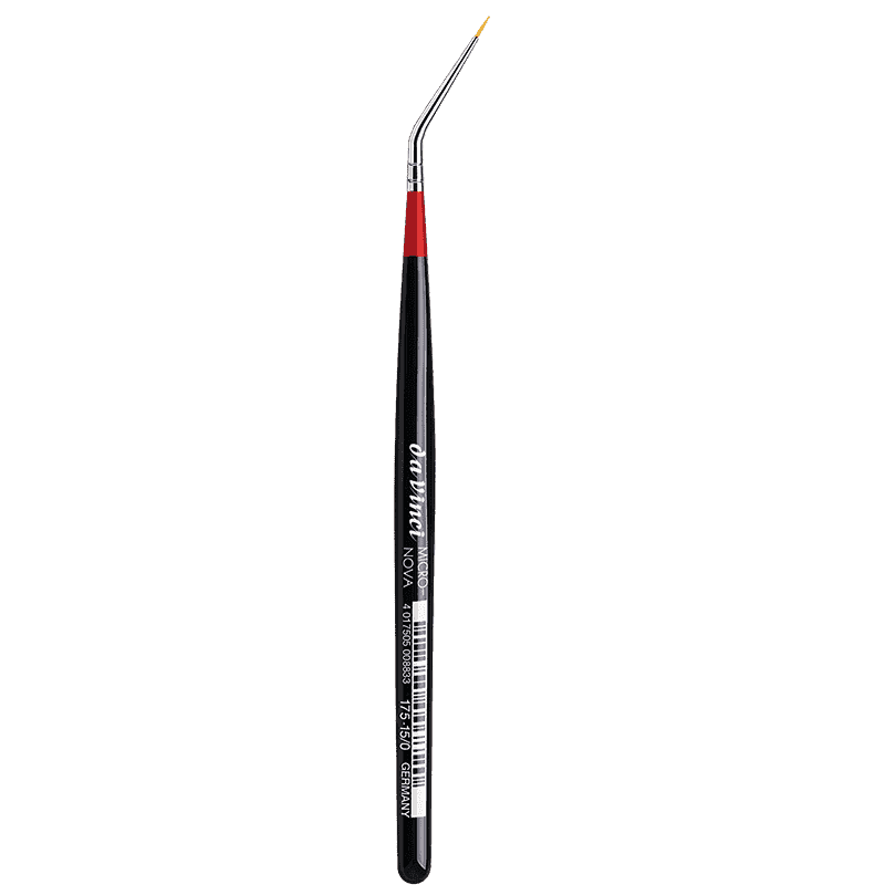 Da Vinci: Micro-Nova - Golden Synthetic Brush - Series 175 - Size 15/0 - Angled -