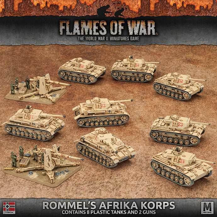 Flames of War: German Rommel's Afrika Korps (Mid War) -