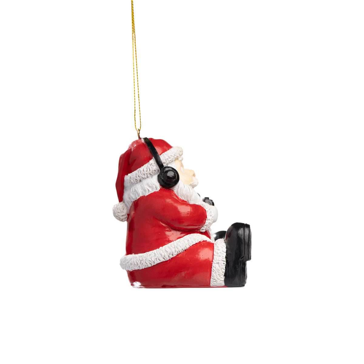 Gamer Santa Christmas Tree Ornament -
