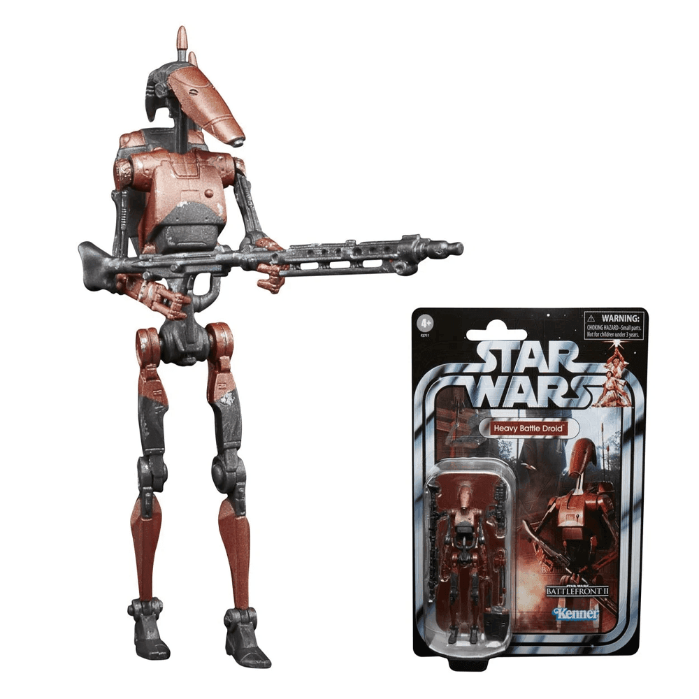 Star Wars: The Vintage Collection - Heavy Battle Droid (Battlefront II) 3 3/4-Inch Action Figure -