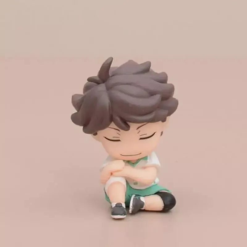Haikyu Chibi Kawaii Anime Figurines, Wakatoshi Hajime Kotaro Toru Anime Figures 2 in