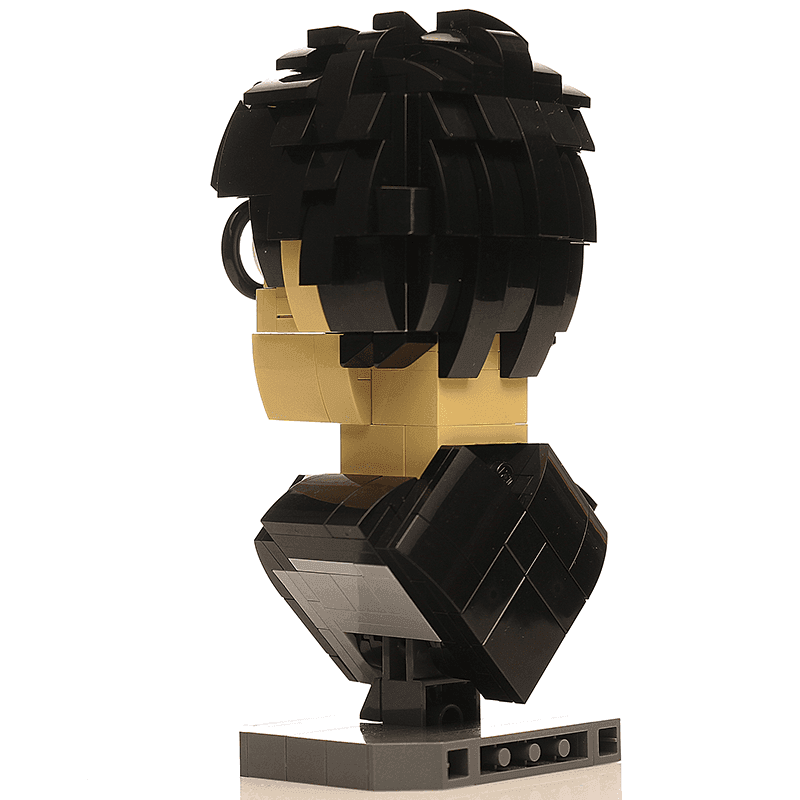 Harry Potter Bust MOC made using LEGO parts -