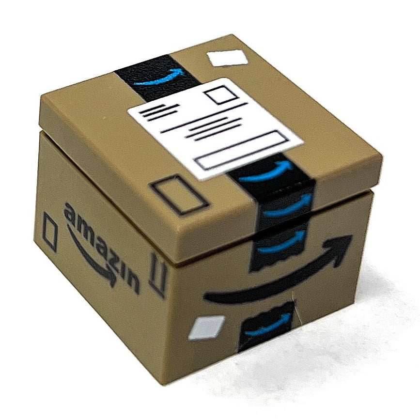 Amazin' Package / Shipping Box - Custom Printed made using LEGO parts -