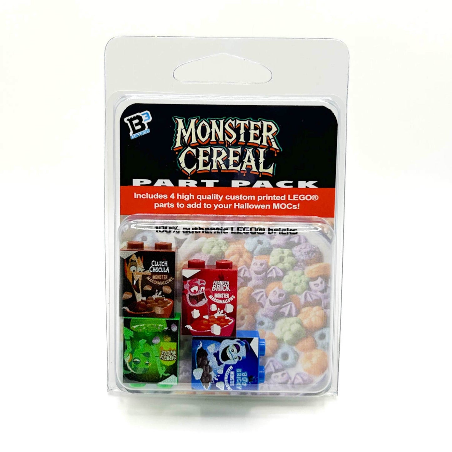 Monster Cereal Collection (Set of 4) - Custom Exclusive Halloween Edition -