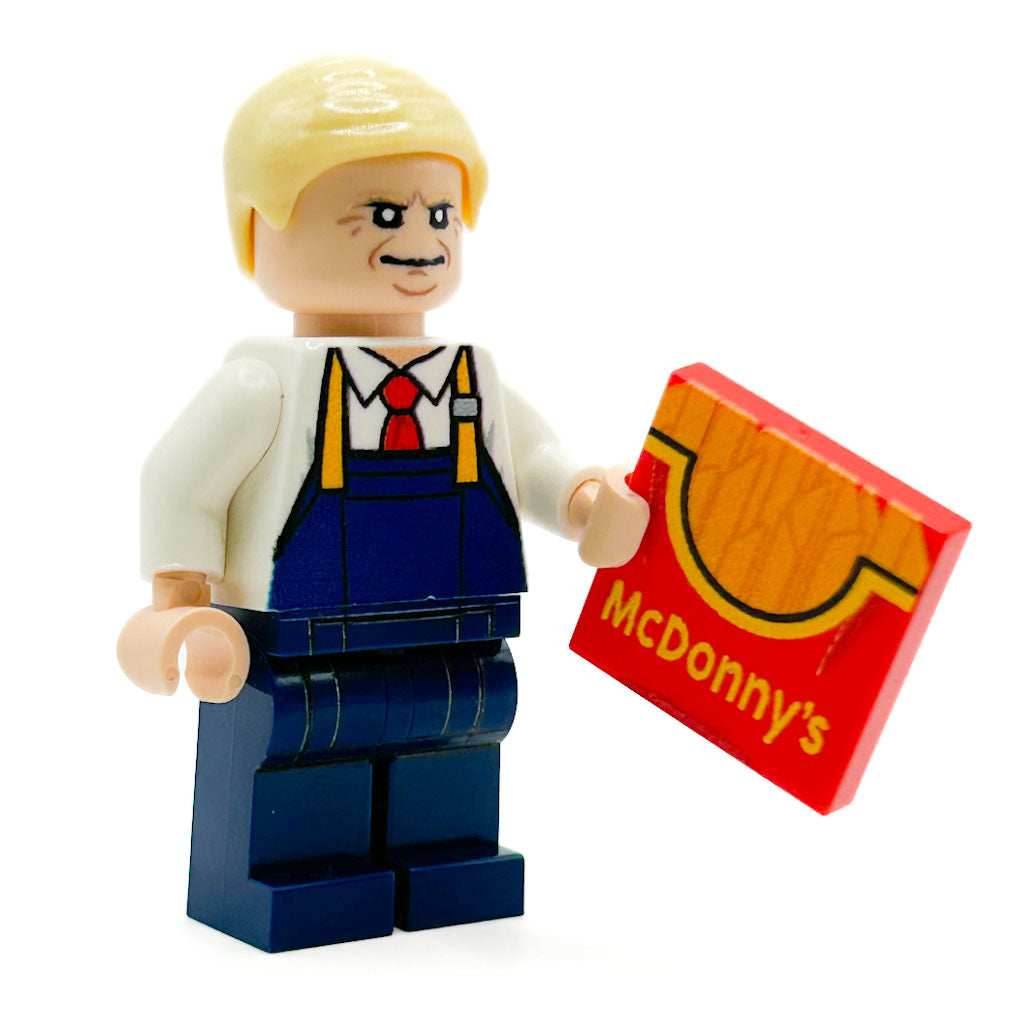 Fast Food President Trump Minifig - B3 Customs -